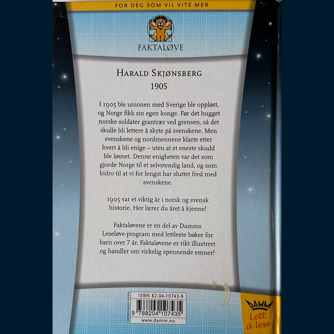 Skjønsberg, Harald: 1905 (Faktaløve)
