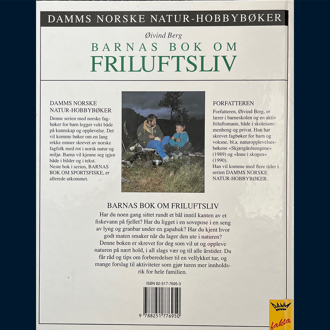 Berg, Øyvind : Barnas bok om friluftsliv