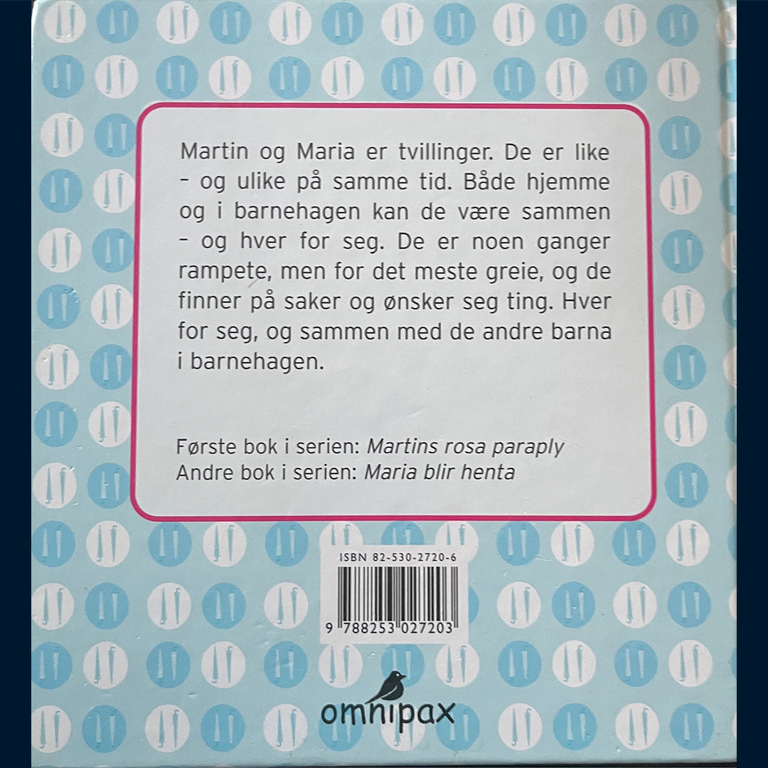 Backer, Anne Thelle: M+M Martins rosa paraply
