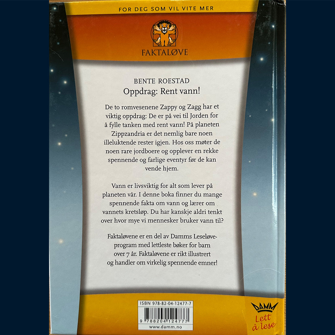 Roestad, Bente: Oppdrag: Rent vann!