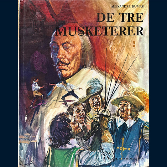 Dumas, Alexandre: De tre musketerer (Norsk kunstforlag)