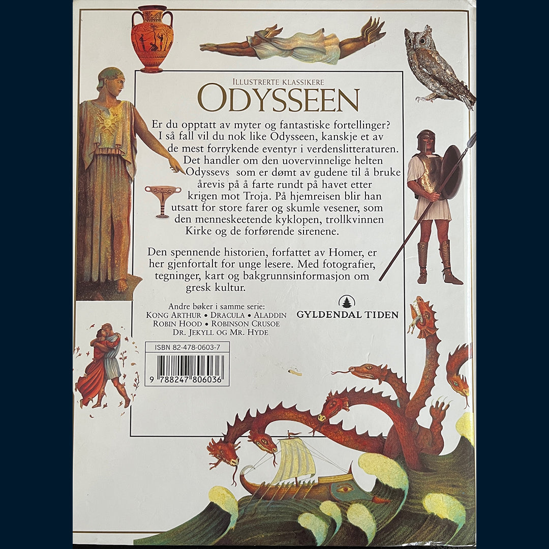 Mitchell, Adrian: Odysseen - den eventyrlige historien om helten Odyssevs (Illustrerte klassikere)