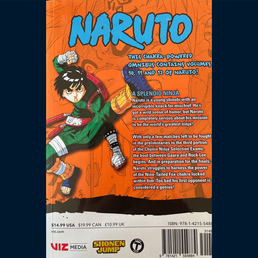 Kishimoto, Masashi: Naruto (Vol 10, 11, 12) - 3 in 1