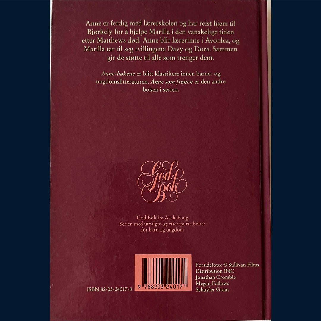 Montgomery, Lucy M: Anne som frøken (1993)