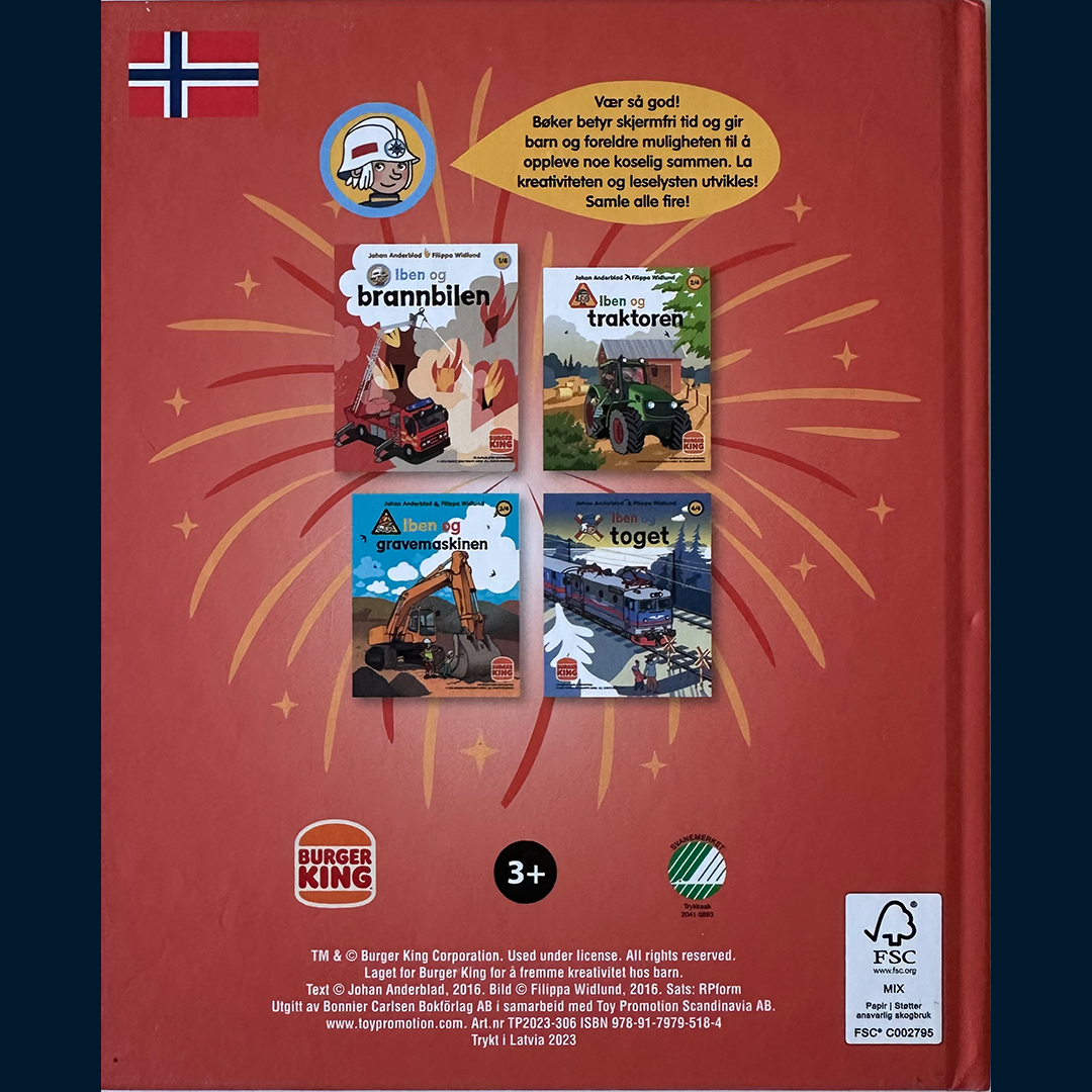 Anderblad, Johan: Iben og brannbilen (Bok 1/4)