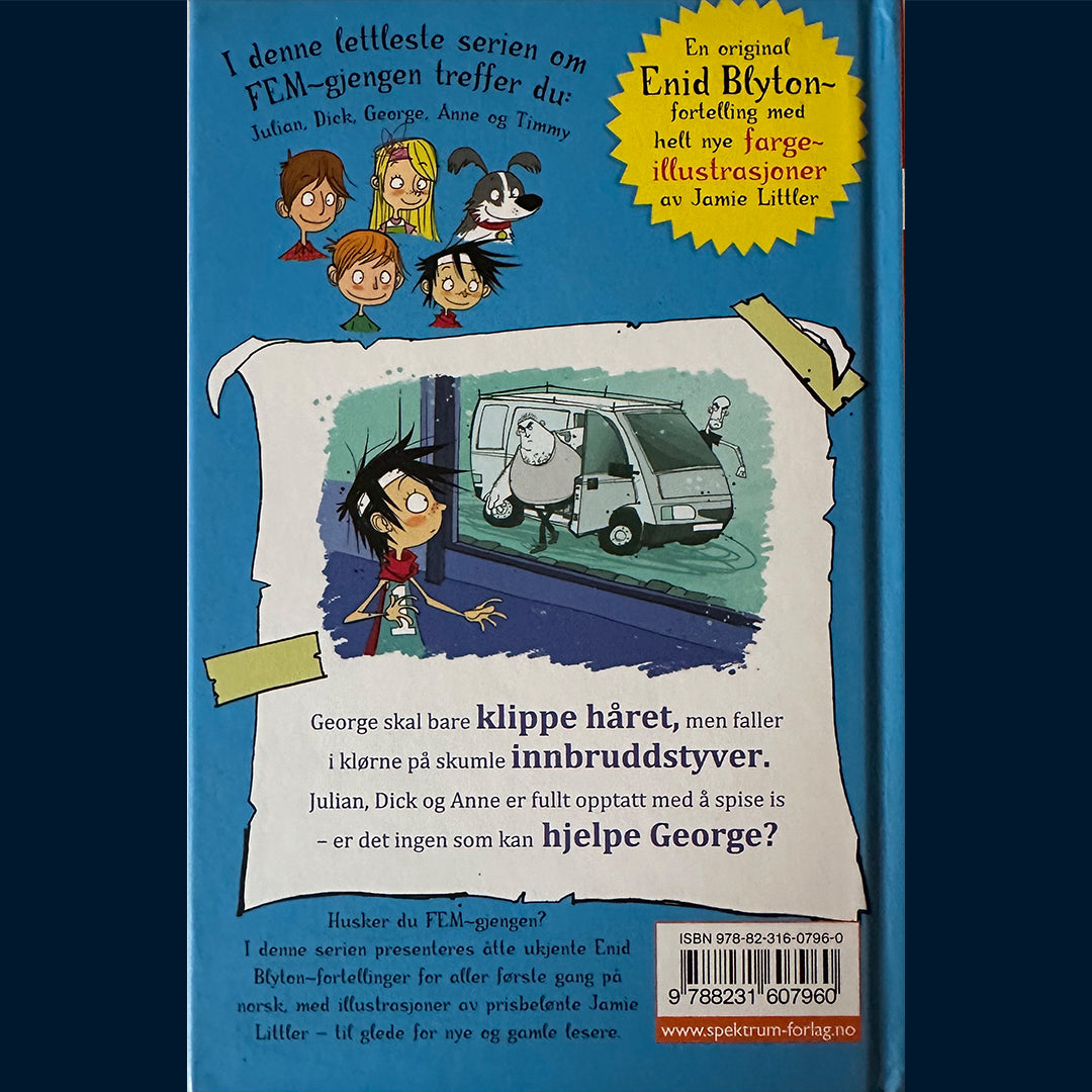 Blyton, Enid: Fem-gjengen (Lettlest) - George må klippe håret