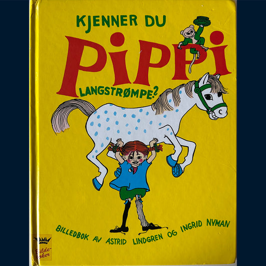 Lindgren, Astrid: Kjenner du Pippi Langstrømpe? Bildebok (1998)