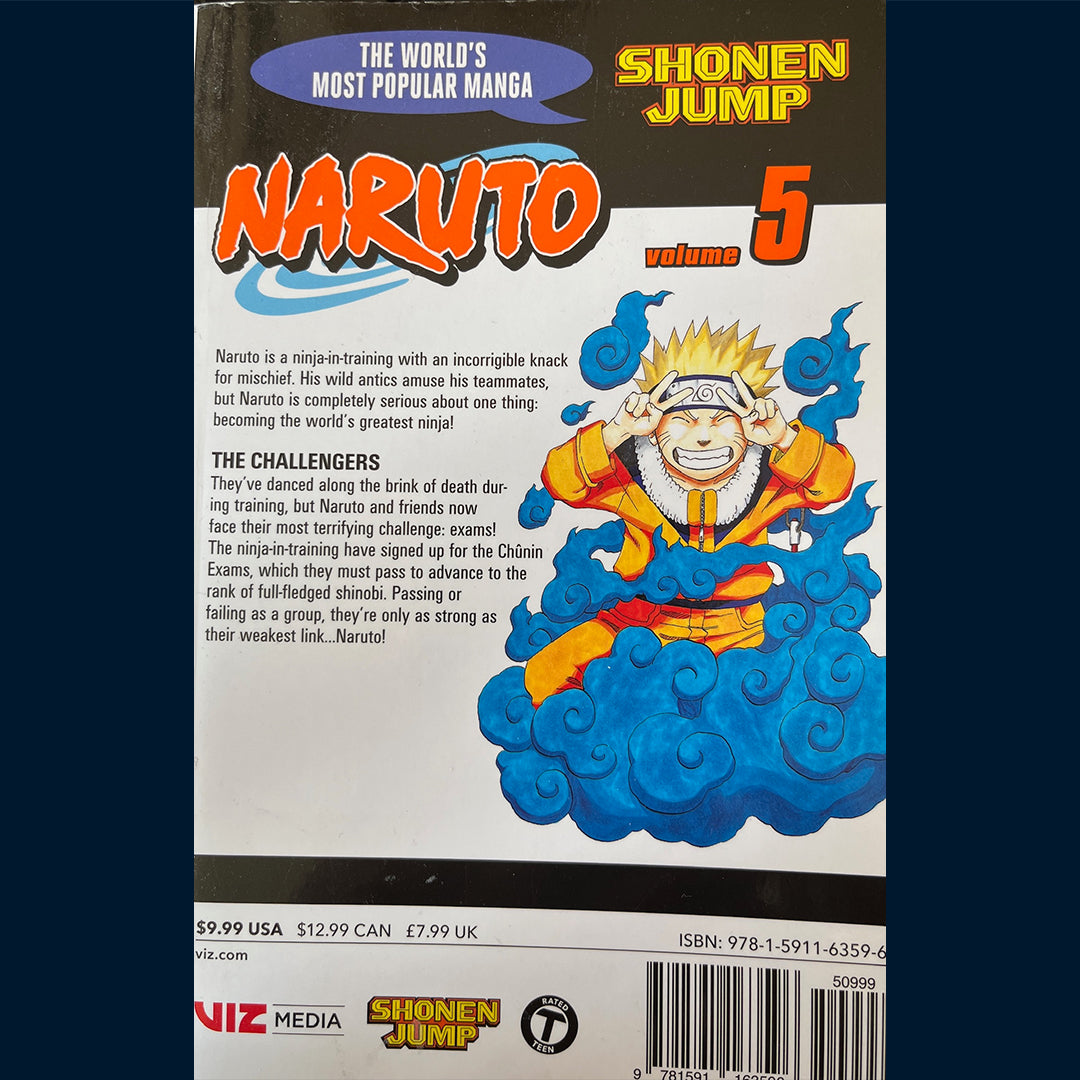 Kishimoto, Masashi: Naruto (Vol 5) - The Challengers