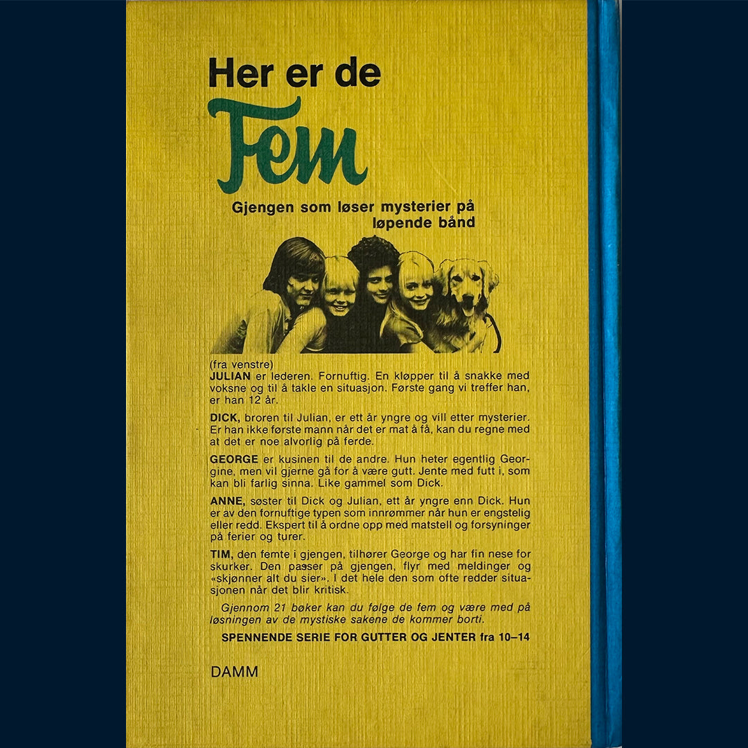 Blyton, Enid: (4) Fem på smuglerjakt (1976)