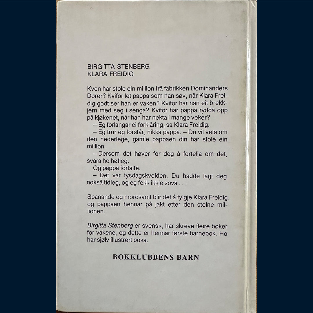 Stenberg, Birgitta: Klara Freidig