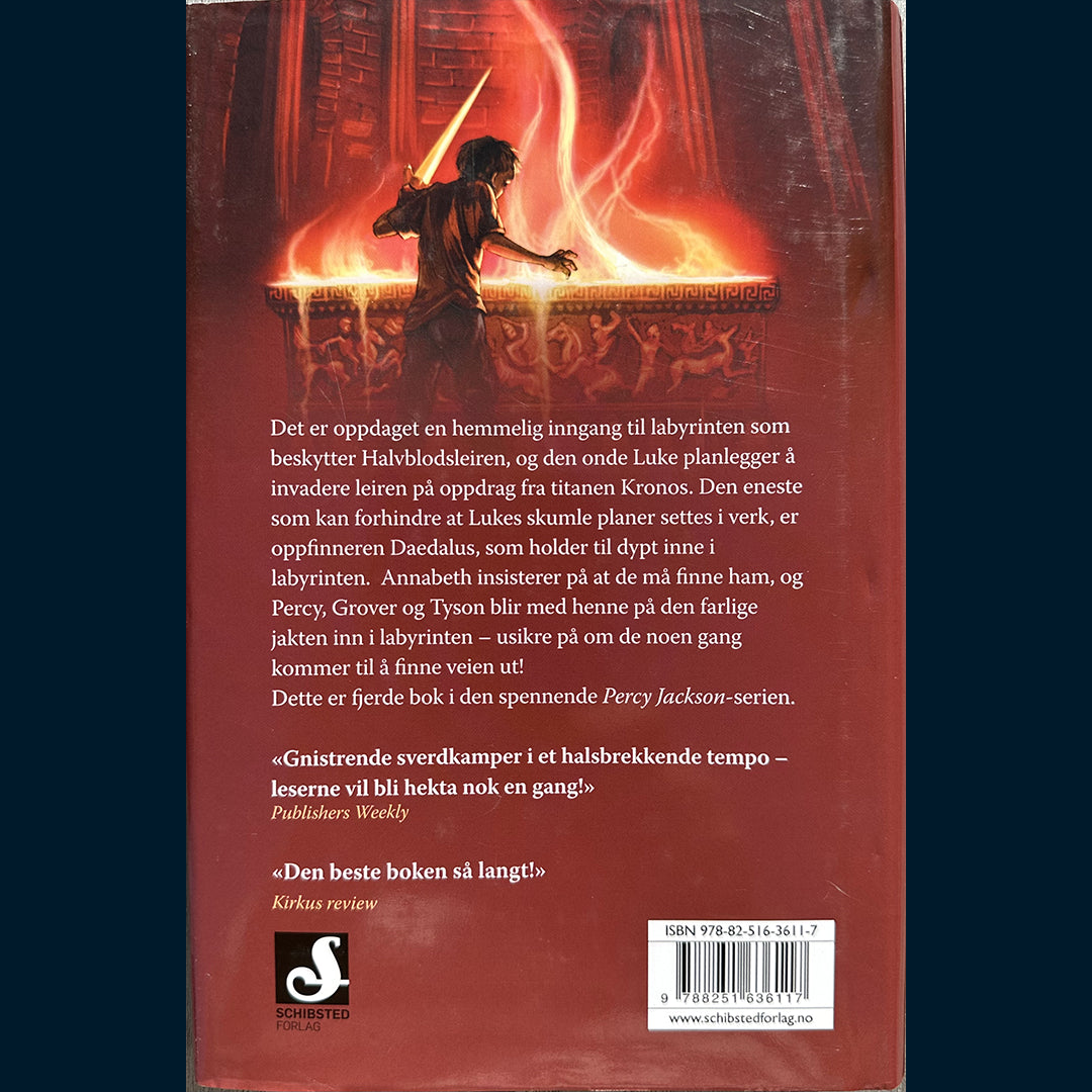 Riordan, Rick: Percy Jackson - Slaget om Labyrinten (nr 4)