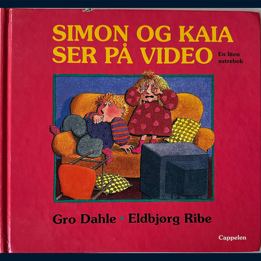 Dahle, Gro: Simon og Kaia ser på video - En liten sutrebok