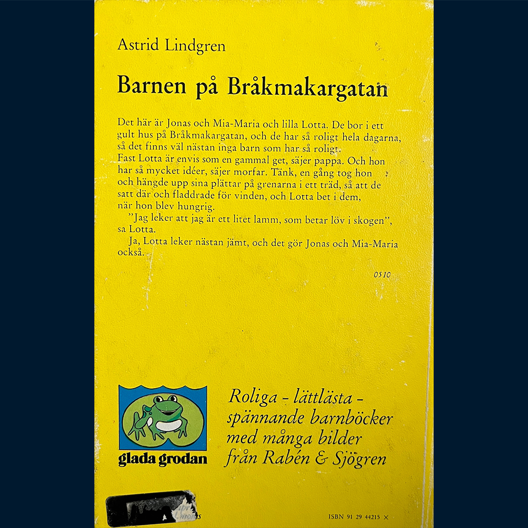 Lindgren, Astrid: Barnen på Bråkmakargatan (Svensk utgave, 1976)