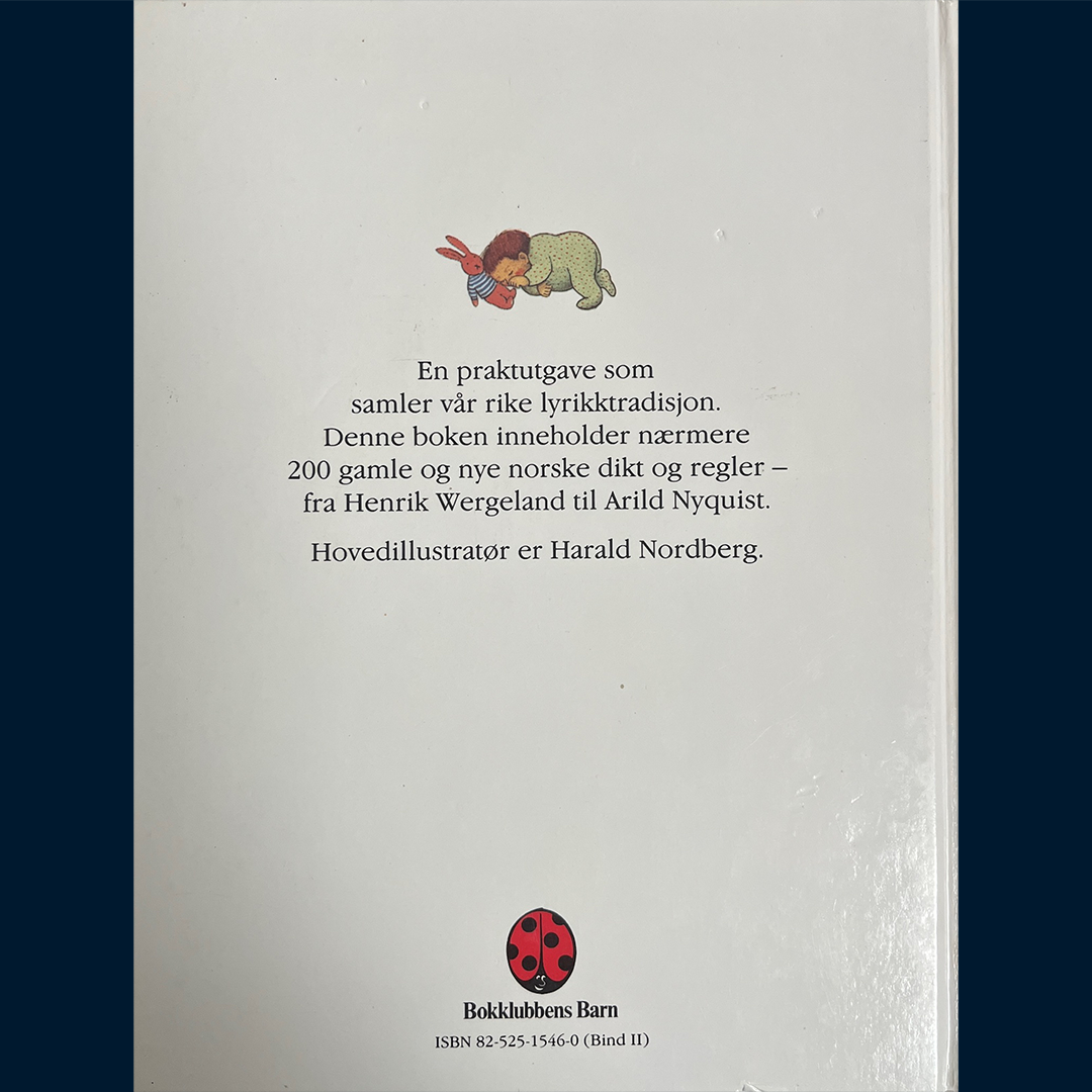 Opsahl, Turid og Seip, Ellen (red): Den store dikt- og regleboka I og II (2 bøker)