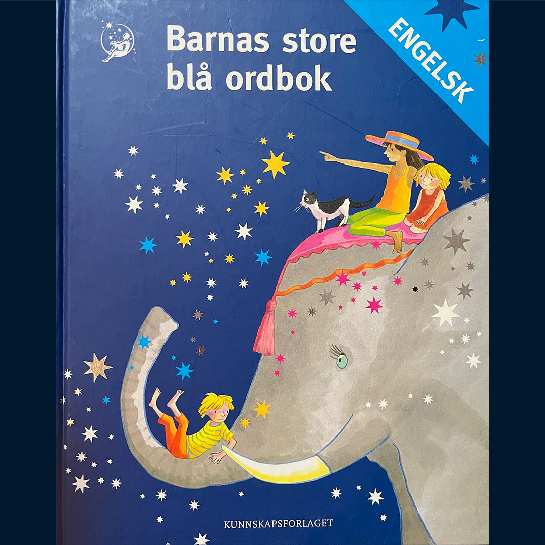 Kunnskapsforlaget: Barnas store blå ordbok - engelsk