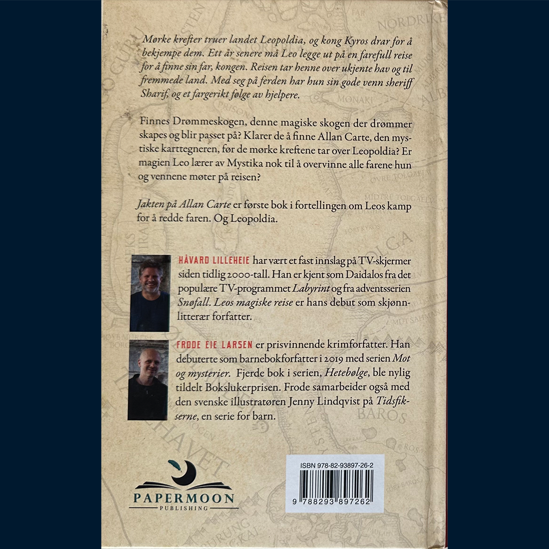 Lilleheie, Håvard og Larsen, Frode Eie: Leos magiske reise (1) Jakten på Allan Carte (Signert)