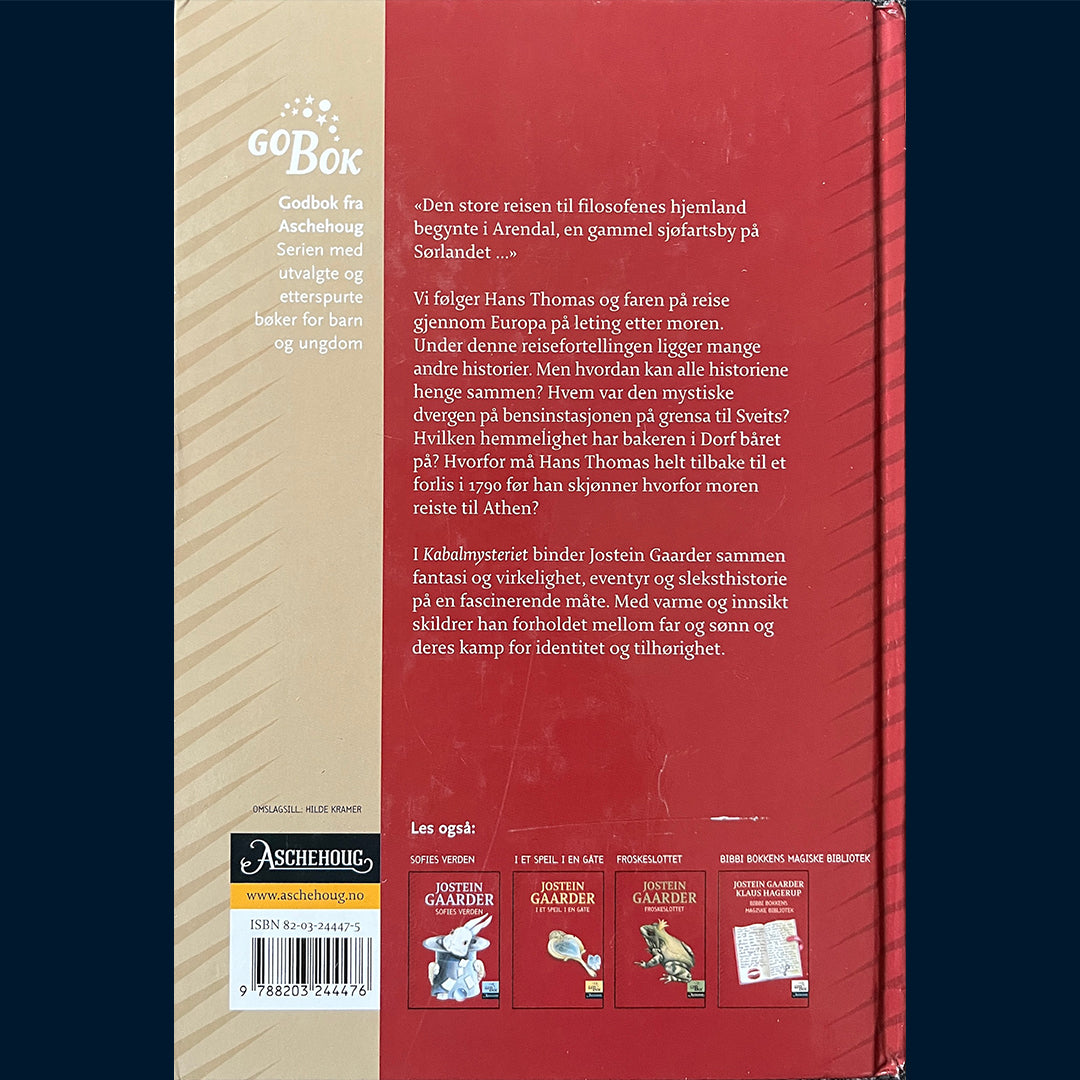 Gaarder, Jostein: Kabalmysteriet