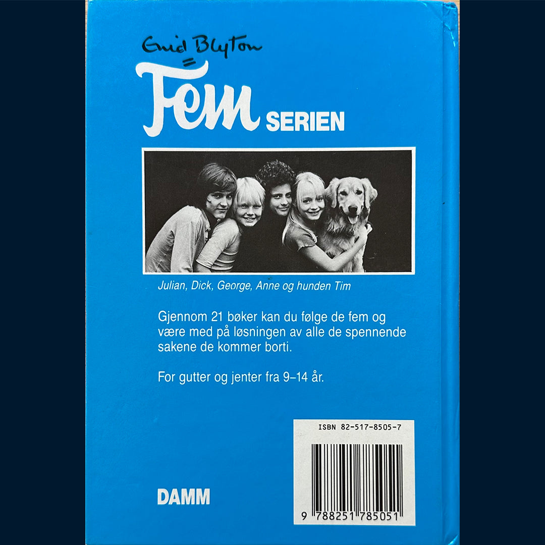 Blyton, Enid: (6) Fem redder en hemmelighet (1987)