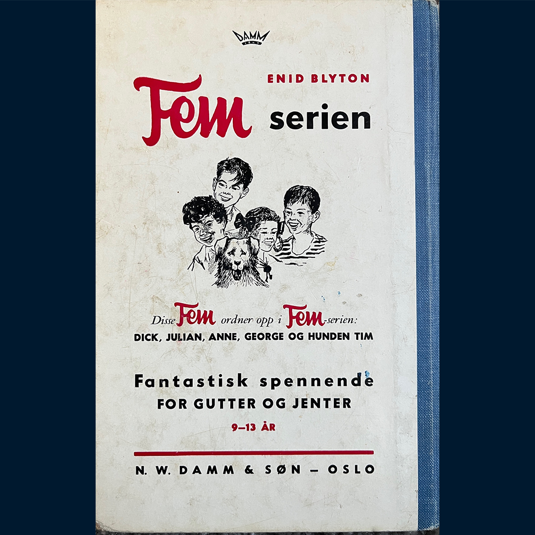 Blyton, Enid: (15) Fem følger et spor (1968)