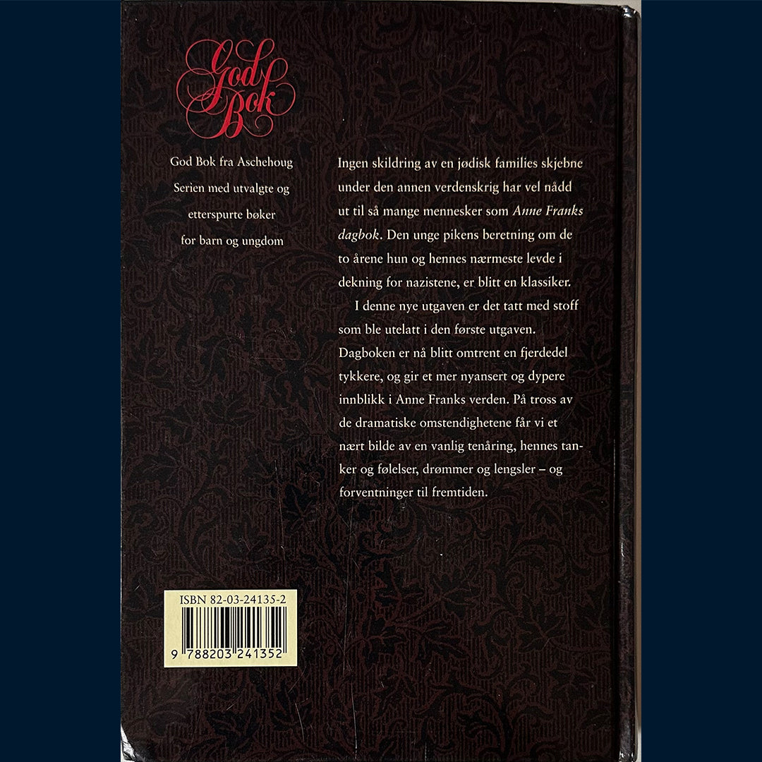 Frank, Anne: Anne Franks dagbok - Usensurert utgave