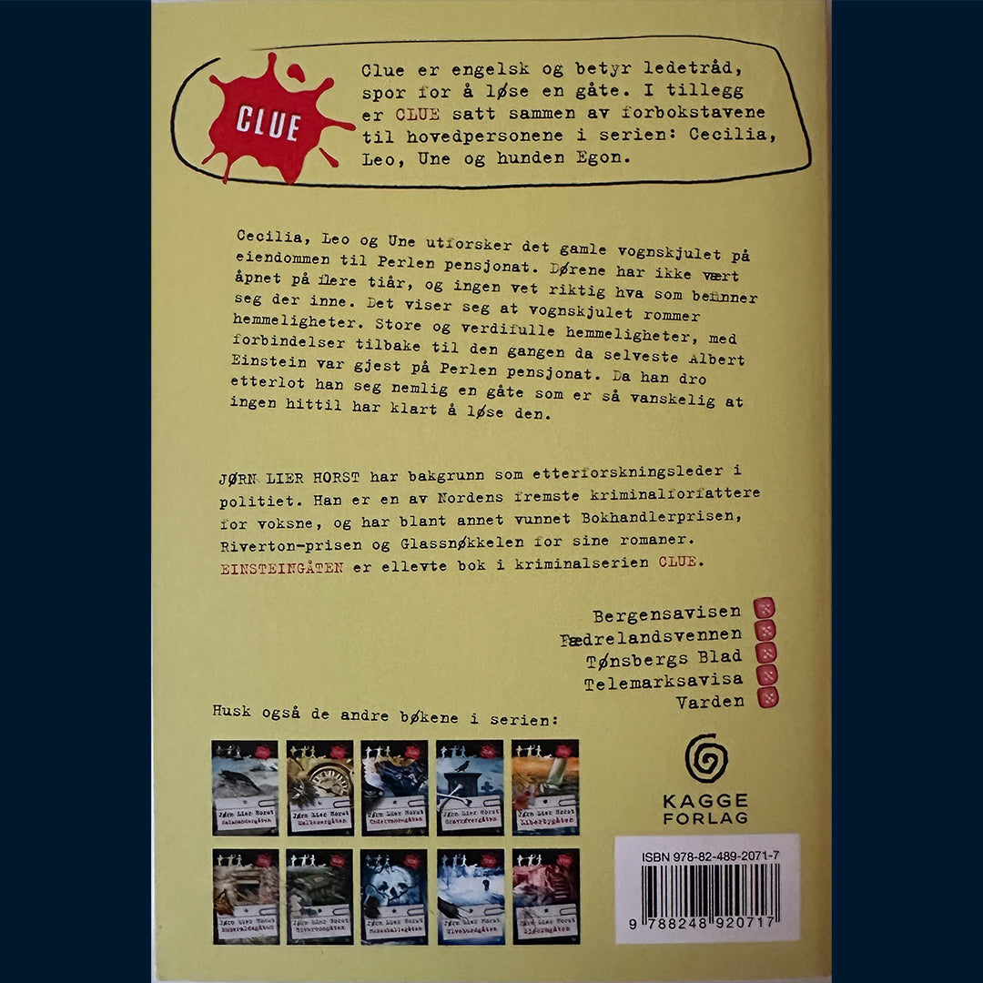 Horst, Jørn Lier: Clue (11) Einsteingåten