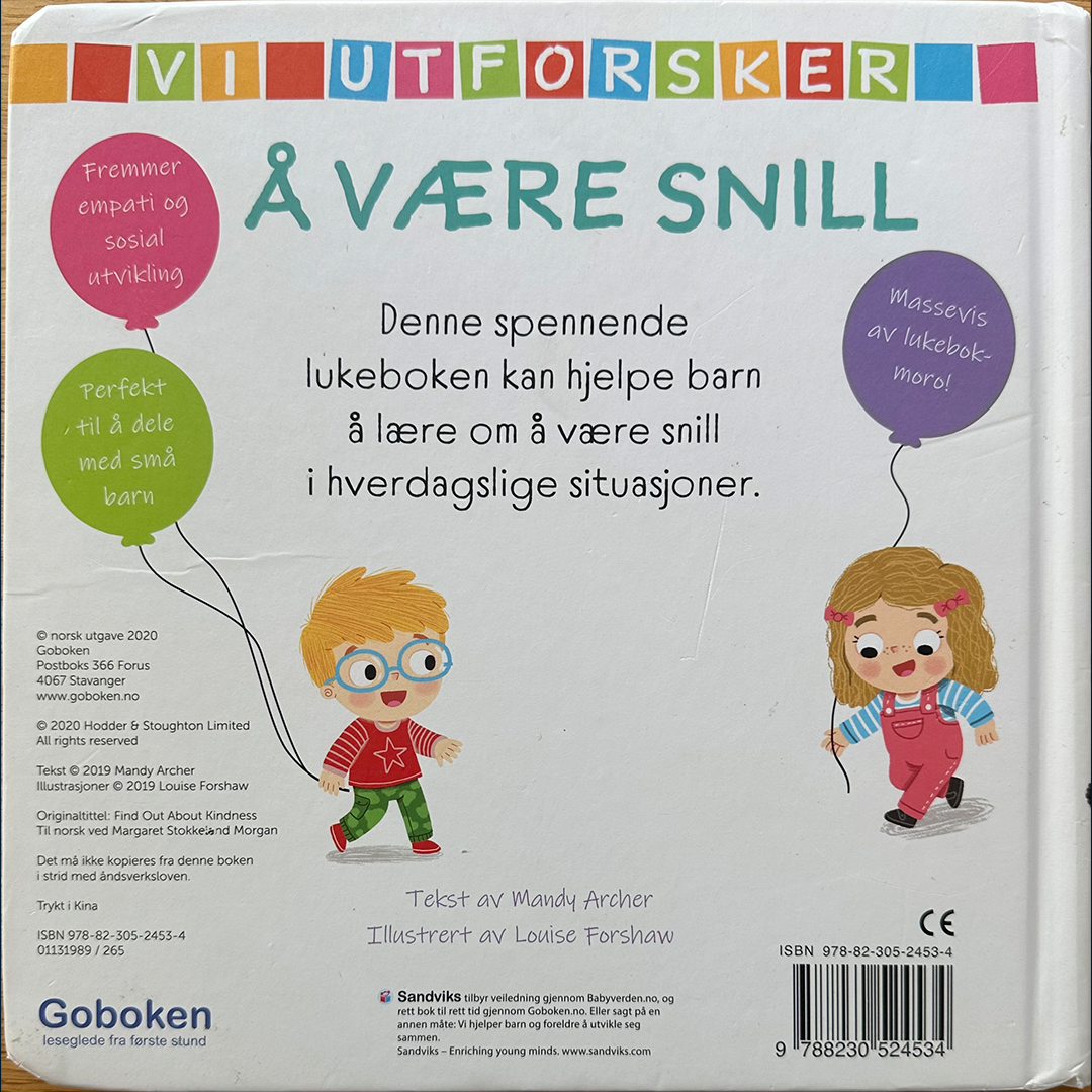 Goboken: Vi utforsker - Å være snill