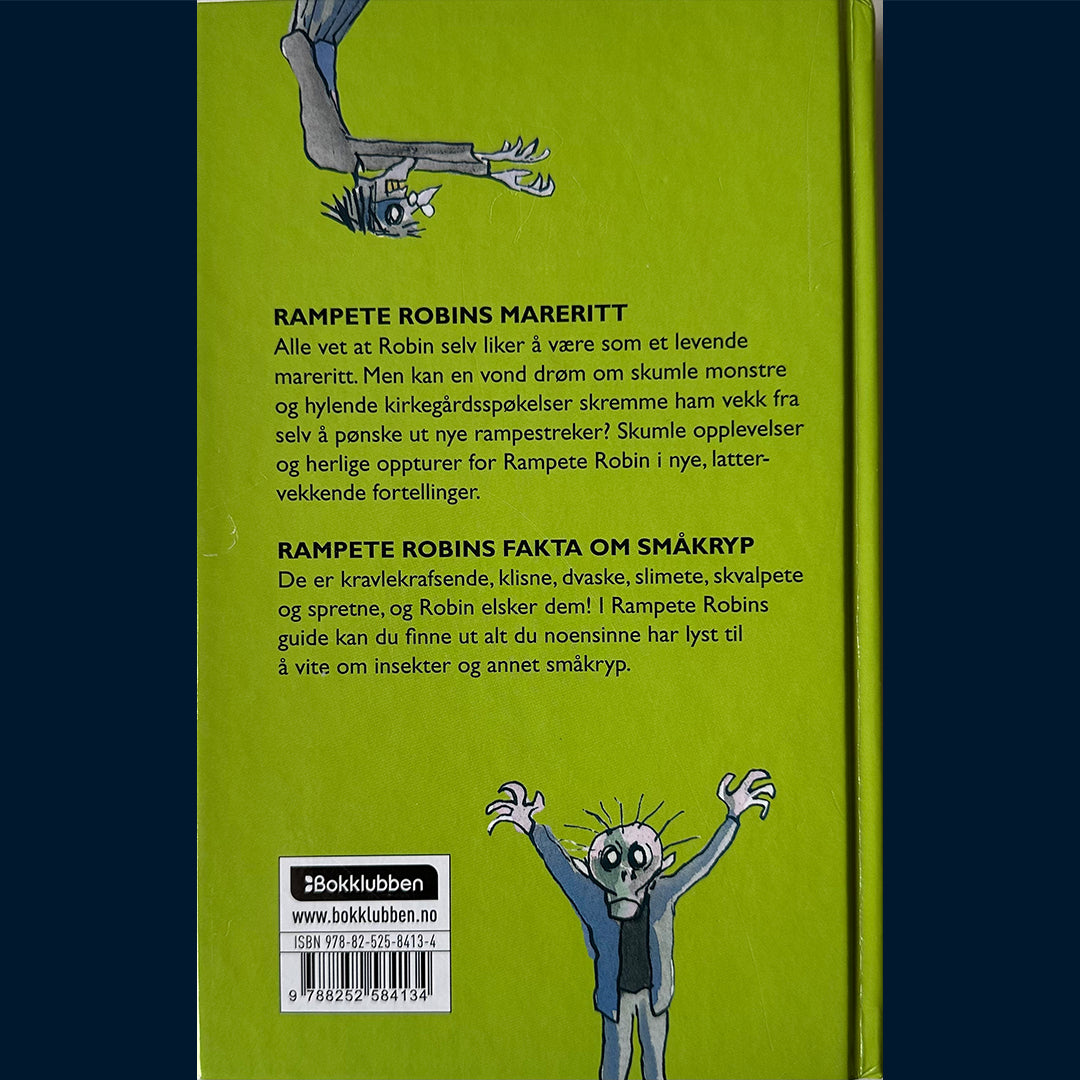 Simon, Francesca: Rampete Robins Mareritt & Rampete Robins Fakta om småkryp (2 bøker i 1)