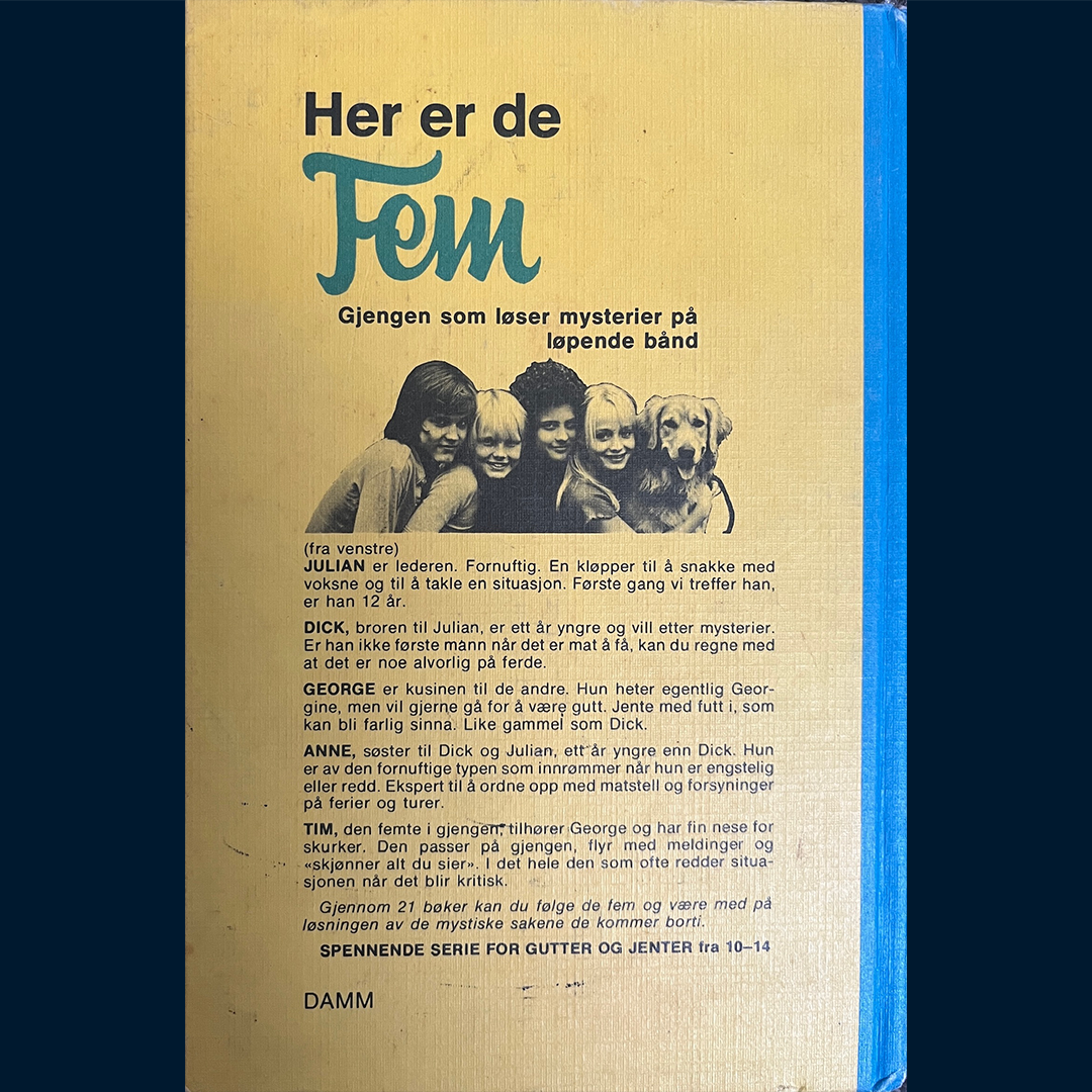 Blyton, Enid: (10) Fem på vandring (1979)