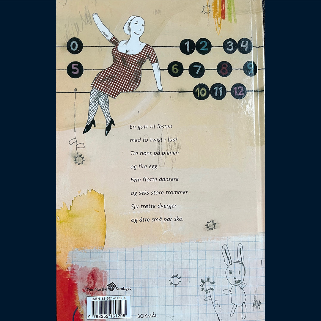 Jensen, Eva: Tre høns på plenen og fire egg