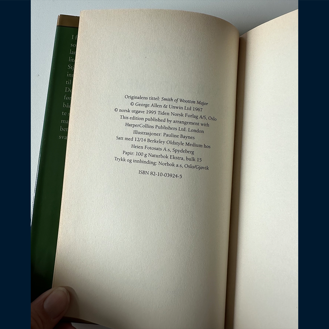 Tolkien, J. R. R.: Volund Smed fra Store Skauby (1995)