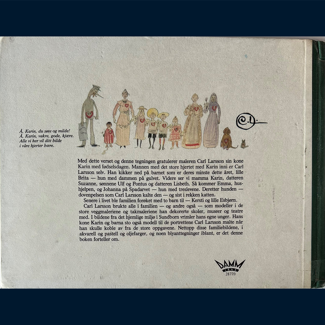 Larsson, Carl: En maler og hans familie (fortalt av Lennart Rudström)