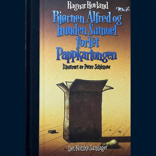 Hovland, Ragnar: Bjørnen Alfred og Hunden Samuel forlèt Pappkartongen (1996)