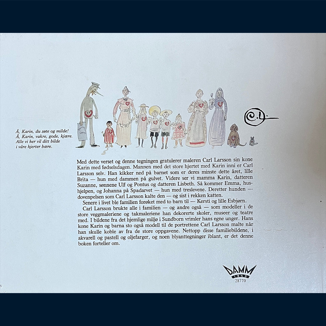 Larsson, Carl: En maler og hans familie (fortalt av Lennart Rudström)