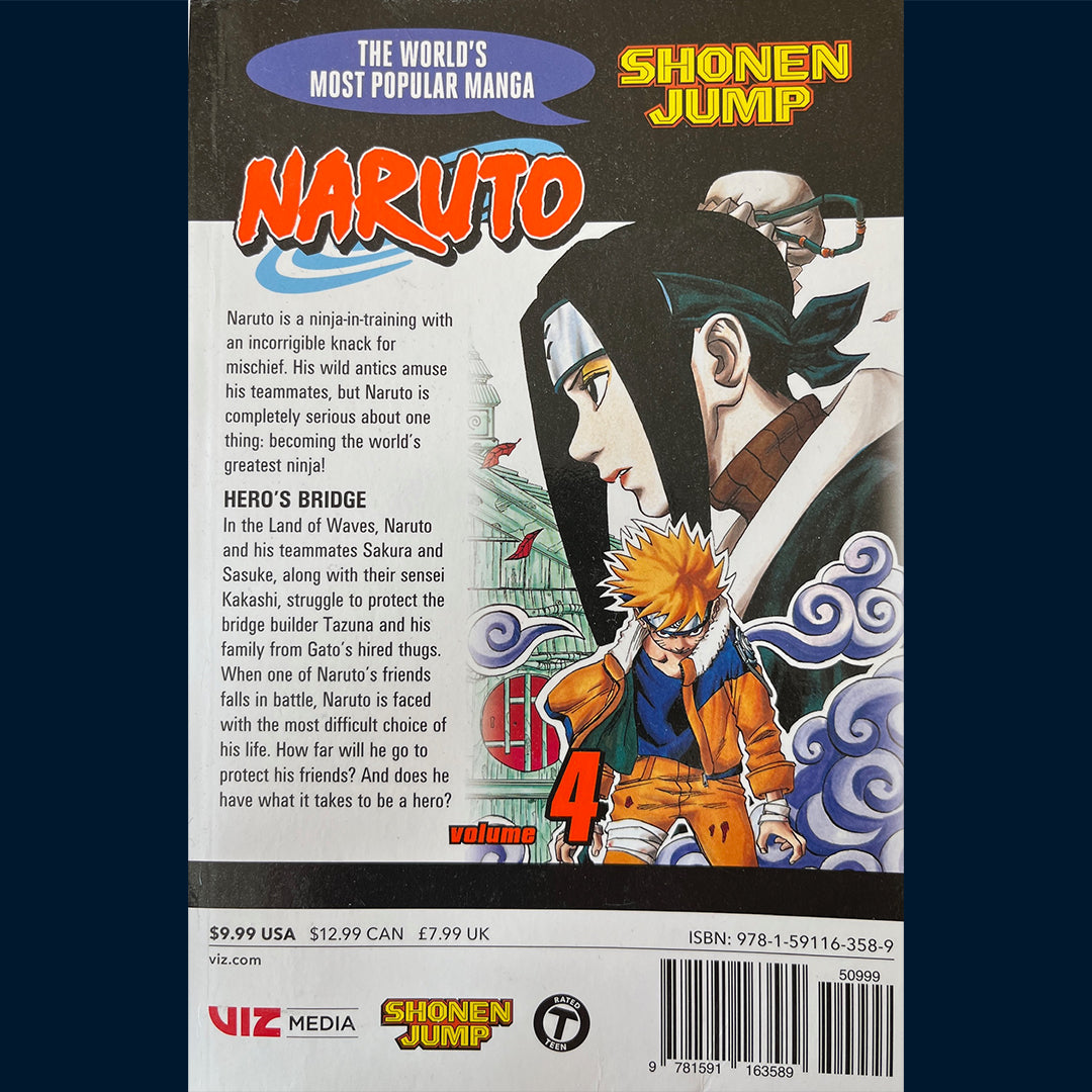 Kishimoto, Masashi: Naruto (Vol 4) - Hero's bridge
