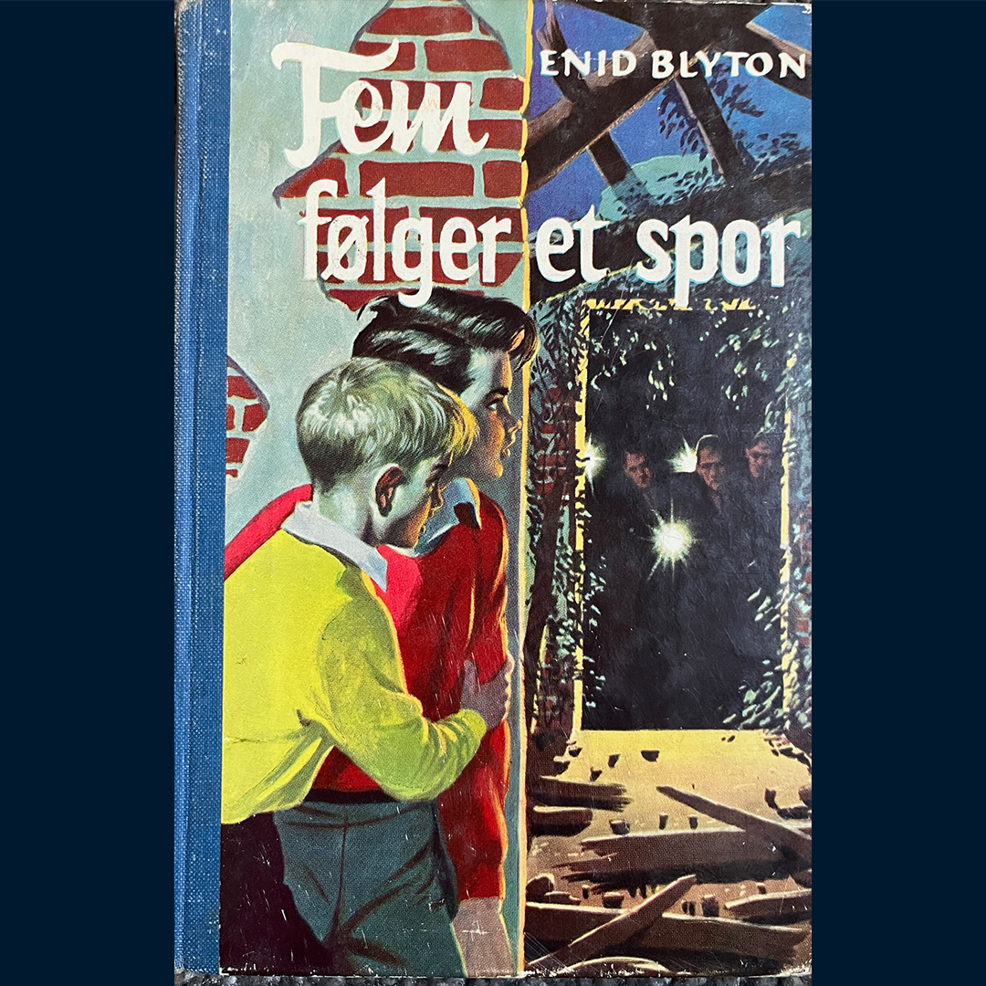Blyton, Enid: (15) Fem følger et spor (1968)