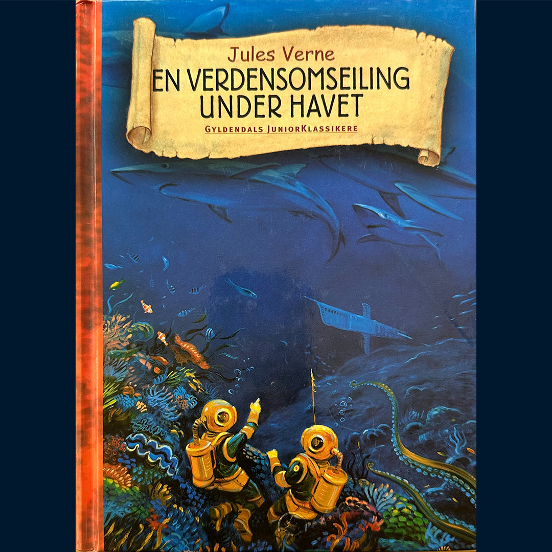 Verne, Jules: En verdensomseiling under havet (Gyldendals juniorklassikere)